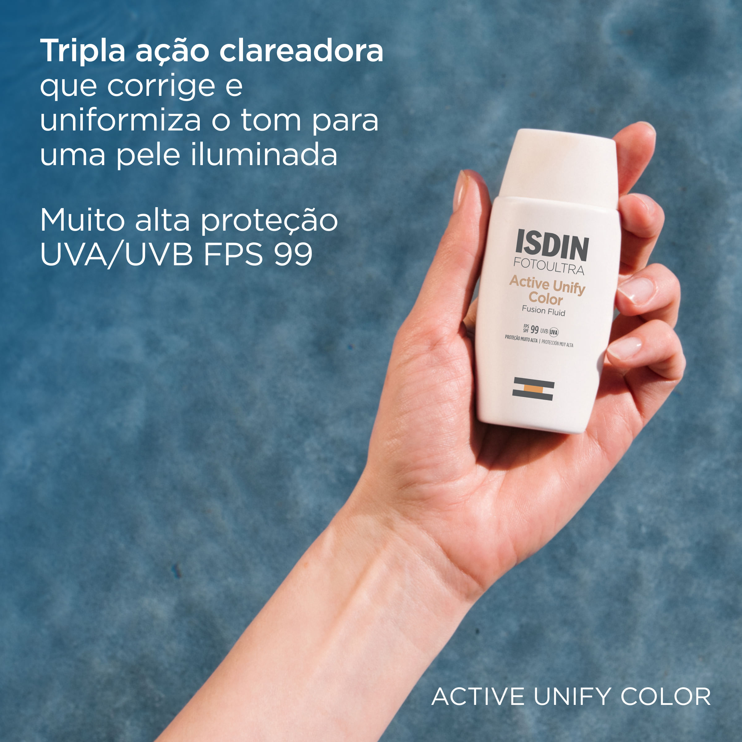 ISDIN Clareador Facial Foto Ultra Active Unify Color FPS 99 - 50ml — imagem 2 | Farmácia Resyla