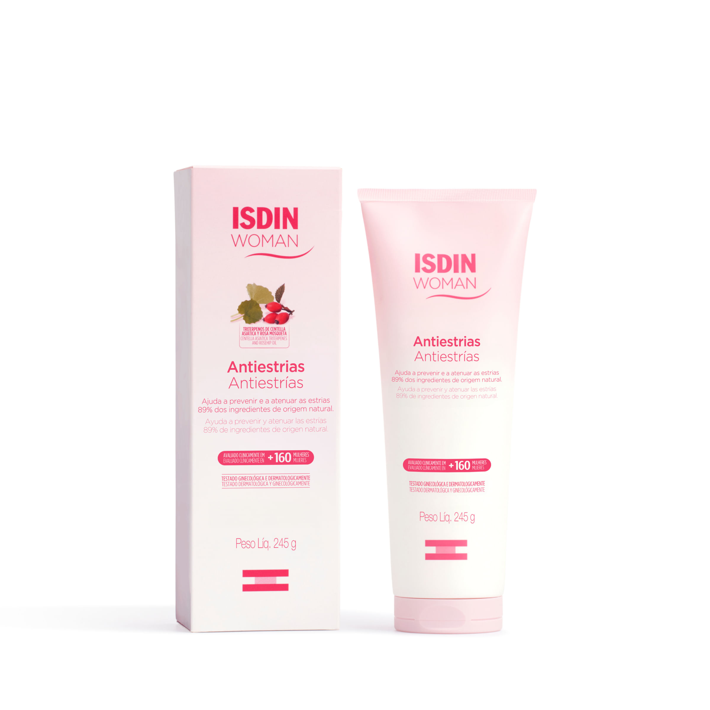 ISDIN Creme Corporal Woman Antiestrias Apto para Grávidas - 245g — imagem 2 | Farmácia Resyla