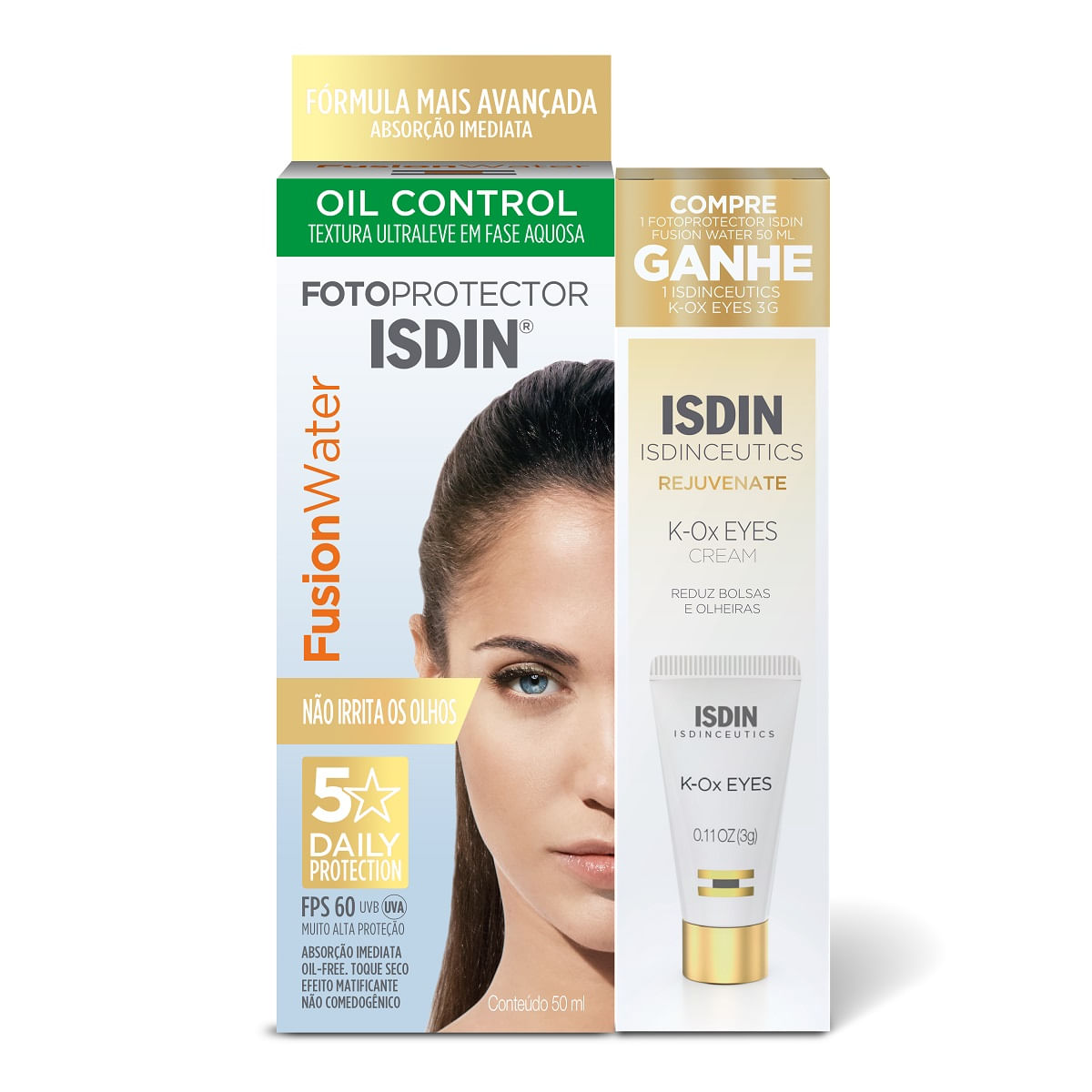 Isdin Fusion Water Fps60 Com 50ml — Isdin | Farmácia Resyla