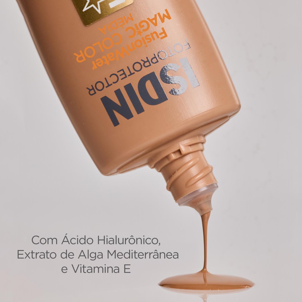 ISDIN Protetor Solar Facial Fusion Water 5 Stars Color FPS 50 - Cor Média - 50ml — imagem 2 | Farmácia Resyla