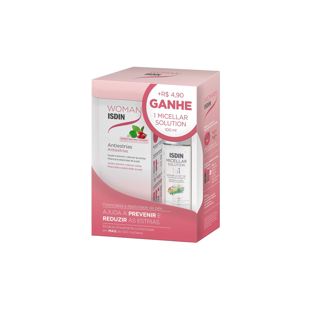 Isdin Woman Antiestrias+agua Micelar Com 100ml — Isdin | Farmácia Resyla