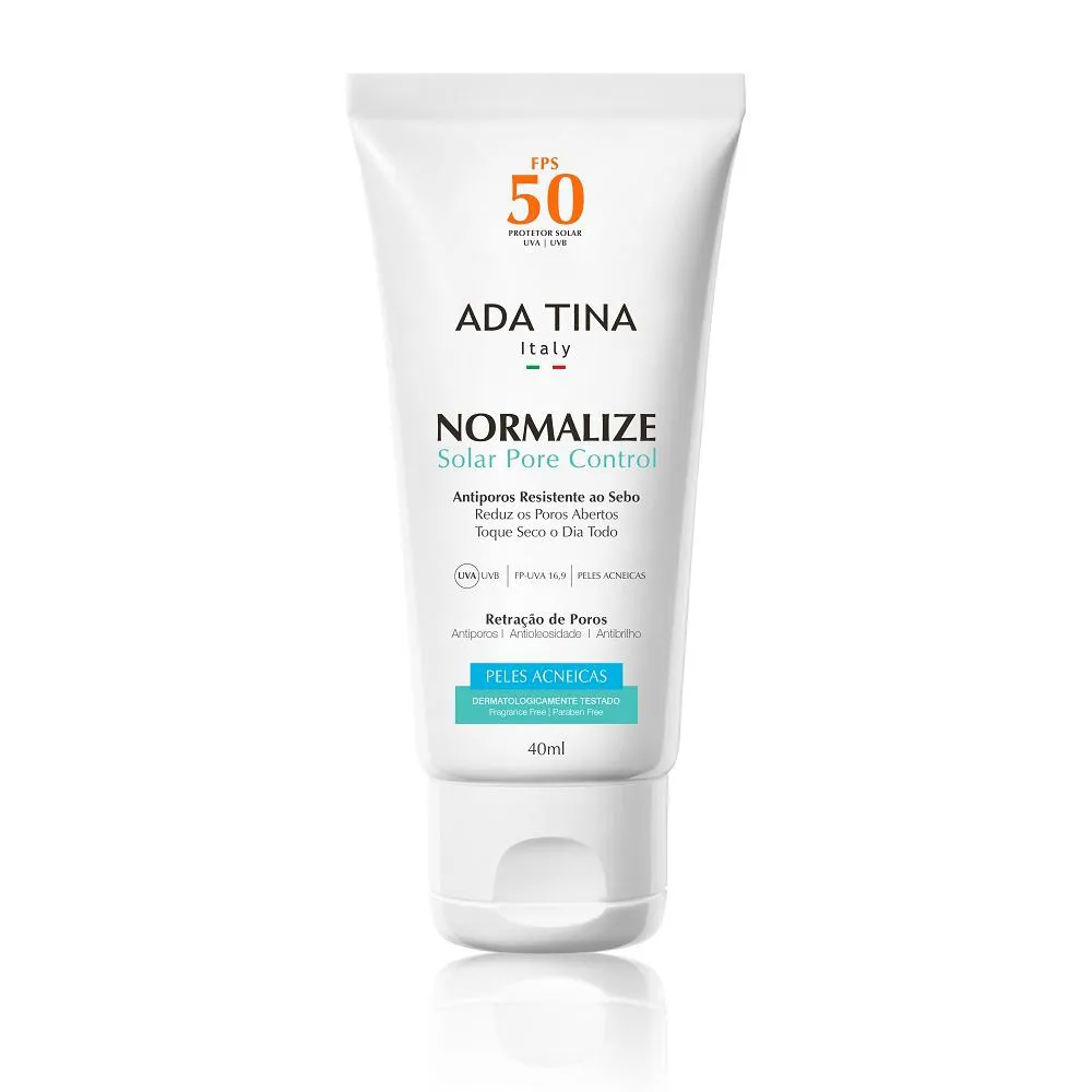 Ada Tina Normalize Solar Pore Control Fps 50 40ml — | Farmácia Resyla