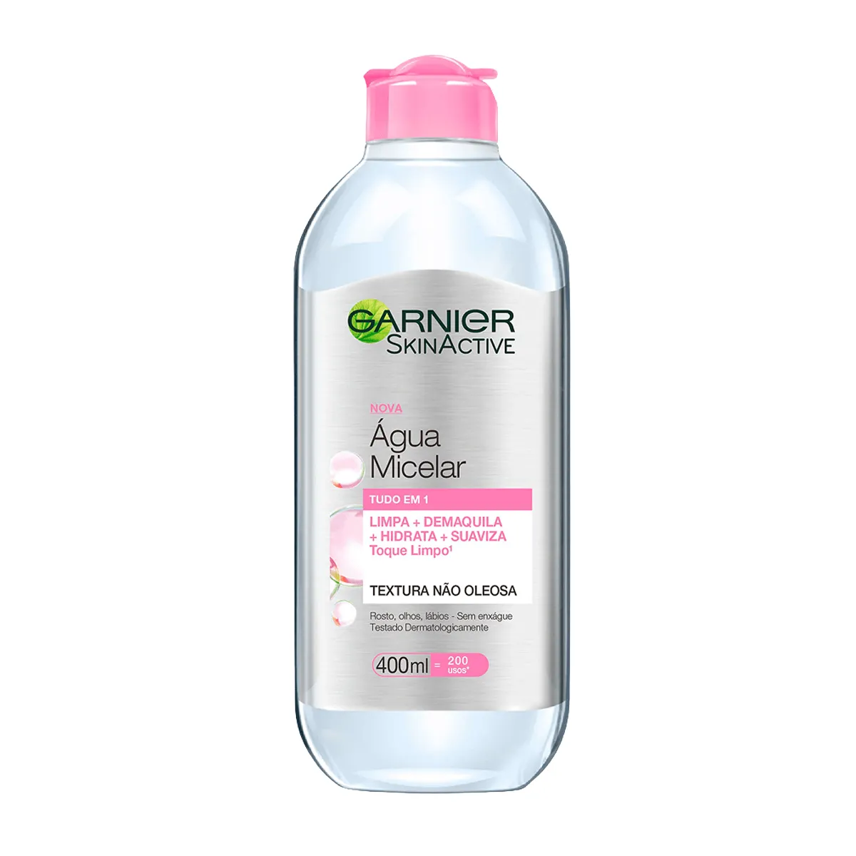 Água Micelar Garnier SkinActive Tudo em 1 Textura Não Oleosa Remove Maquiagem Sem Esfregar 400ml — | Farmácia Resyla