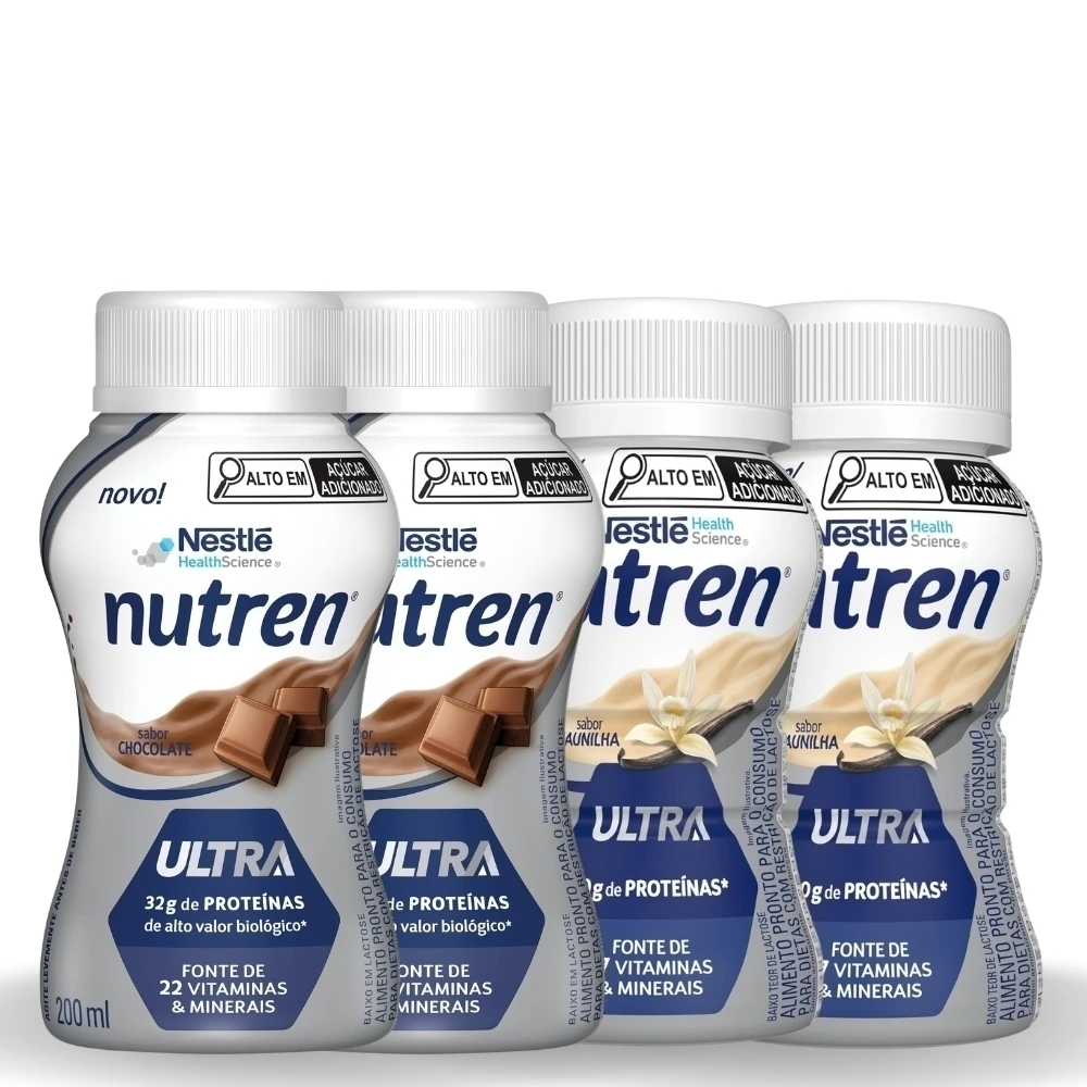 Alimento Pronto Para Consumo Nutren Ultra Sabores 200Ml 4 Unidades — Nutren | Farmácia Resyla
