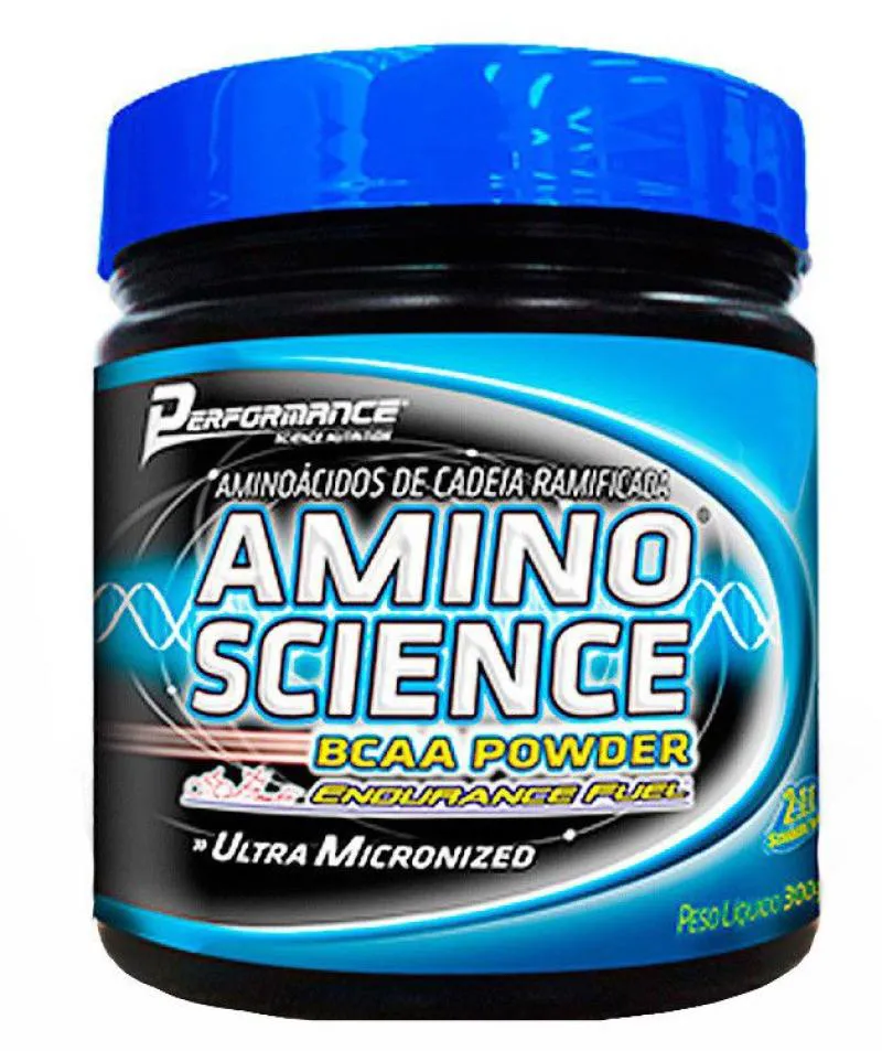AMINO SCIENCE BCAA POWDER PERFORMANCE NUTRITION - 300G Laranja — | Farmácia Resyla
