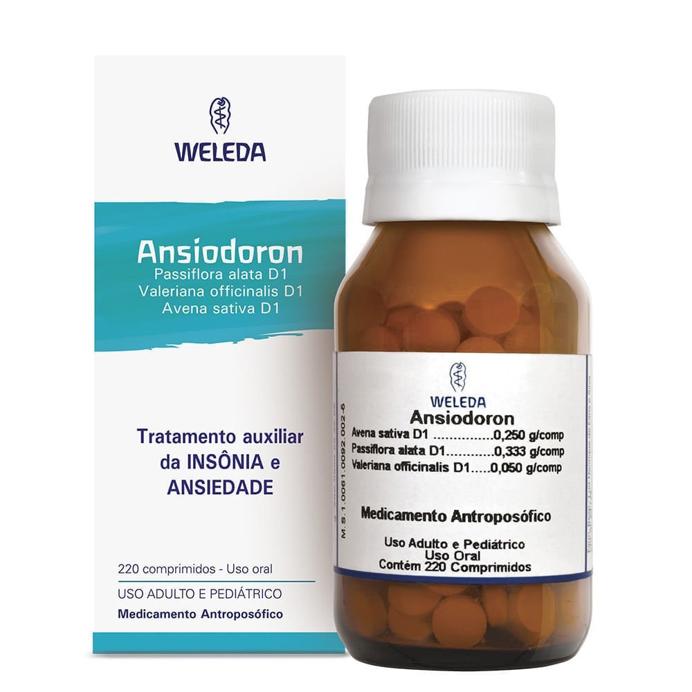 Ansiodoron 220 Comprimidos Weleda — Weleda | Farmácia Resyla