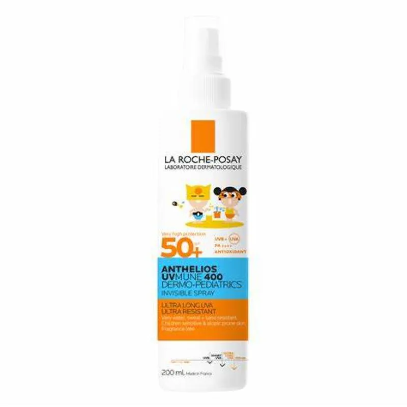 Anthelios Uvmune 400 Dermo-Pediatrics Invisible Spray Spf50+ 200 Ml — | Farmácia Resyla