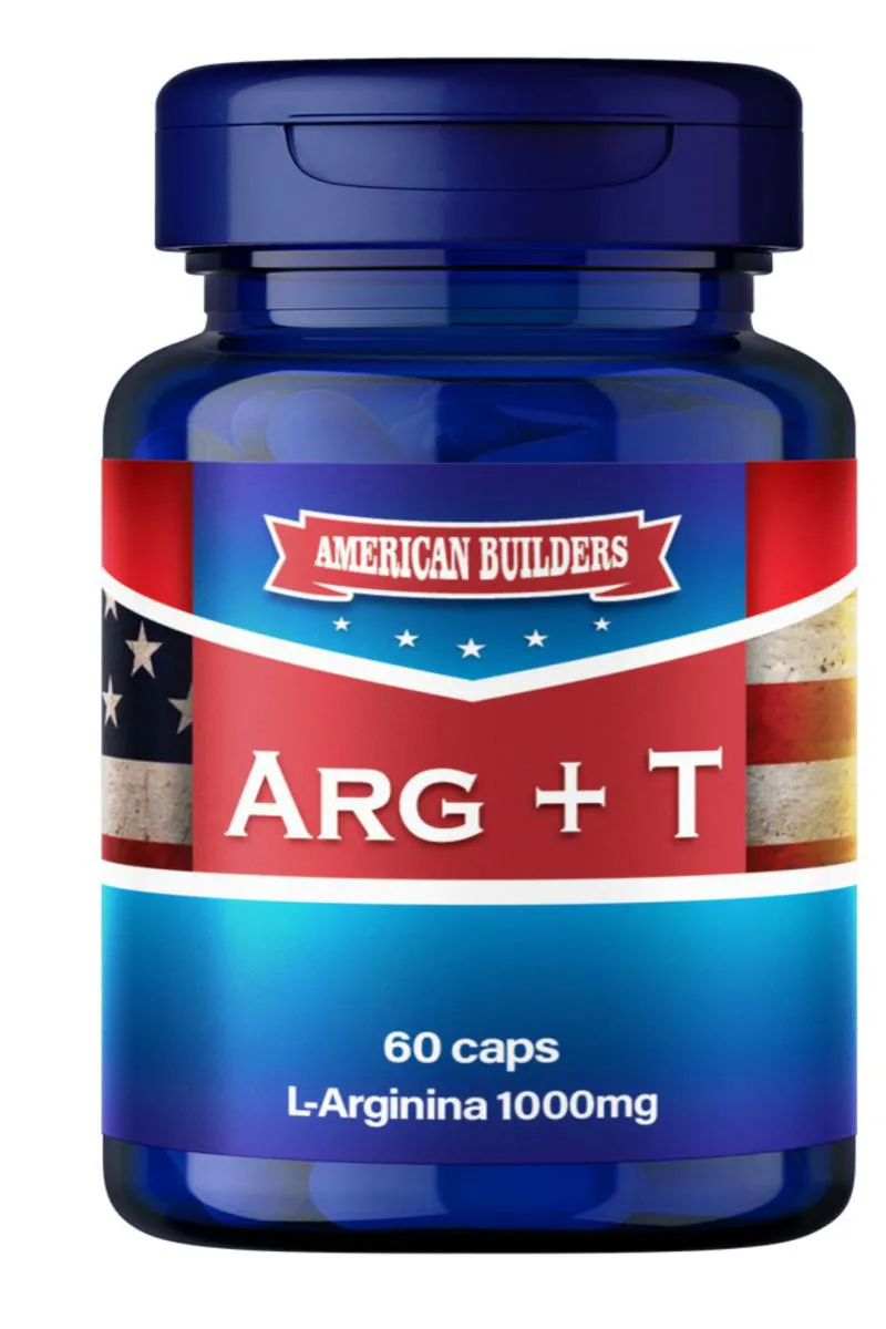 Arginina + T American Builders - 60 Cápsulas — | Farmácia Resyla