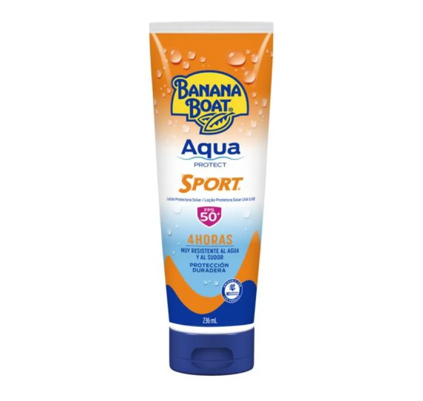 Banana Boat Aqua Protection Sport Fps 50+ 236ml — Nan | Farmácia Resyla