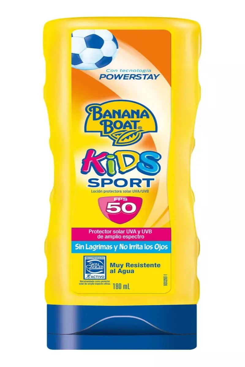 Banana Boat Kids Sport Protetor Solar Fps 50 180ml — Nan | Farmácia Resyla