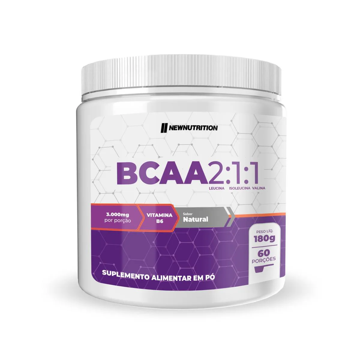 Bcaa 2:1:1 180g Natural — Natura | Farmácia Resyla