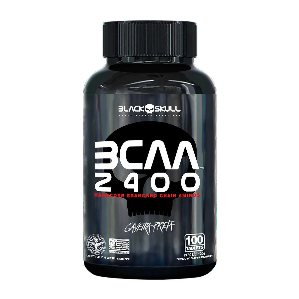 BCAA 2400 Black Skull 100 Tabletes — Black Skull | Farmácia Resyla