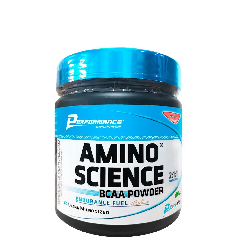 Bcaa em Pó Amino Science 300G - Performance Nutrition Limão — | Farmácia Resyla