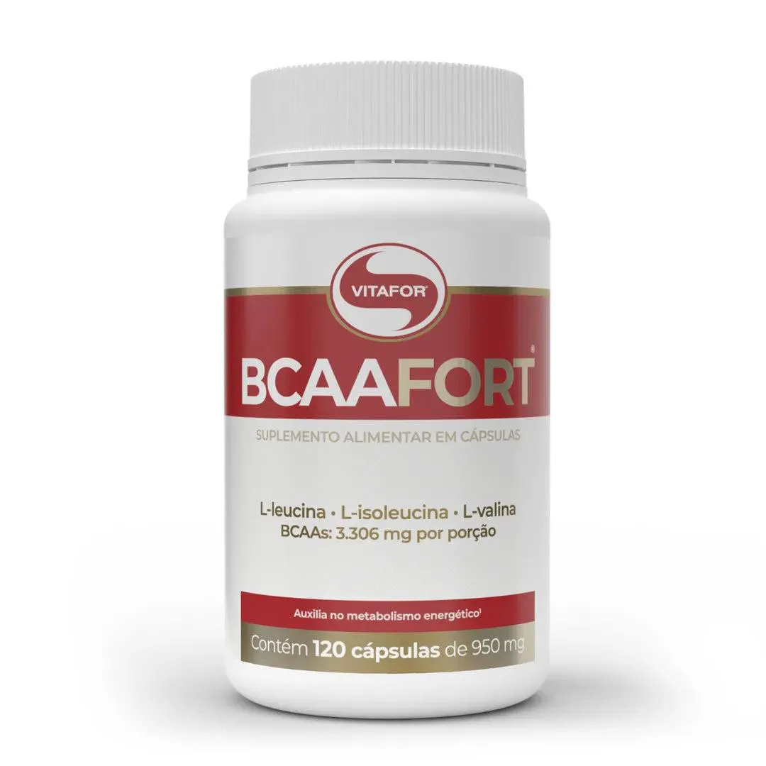 Bcaa Fort - 120 Cap - Vitafor — Vitafor | Farmácia Resyla