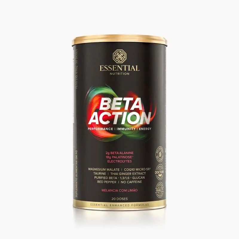 Beta Action Melancia com Limão Essential Nutrition 630g — Essential Nutrition | Farmácia Resyla