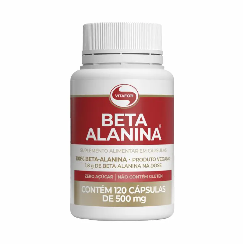Beta Alanina 500mg Vitafor 120 cápsulas — Vitafor | Farmácia Resyla