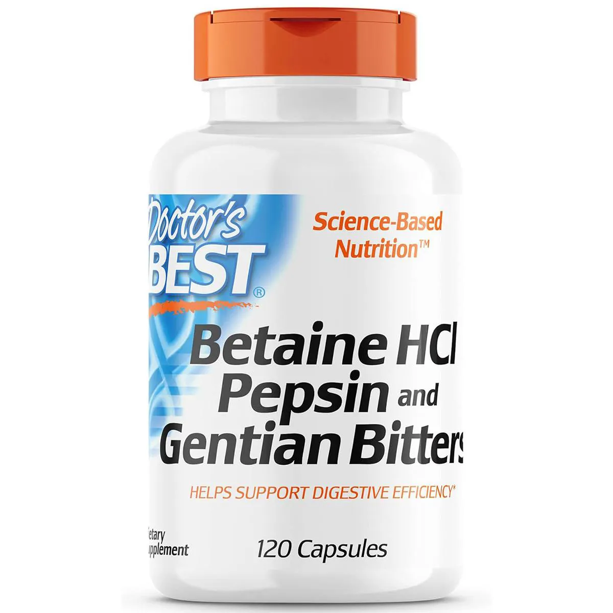 Betaína Hcl 650Mg Pepsina genciana 120 Capsulas Doctor'S Best — | Farmácia Resyla