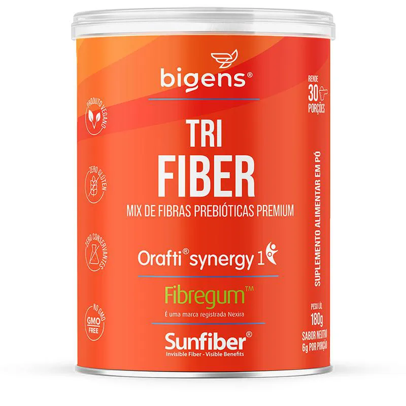 Bigens Tri Fiber Fibregum 180g — Gum | Farmácia Resyla