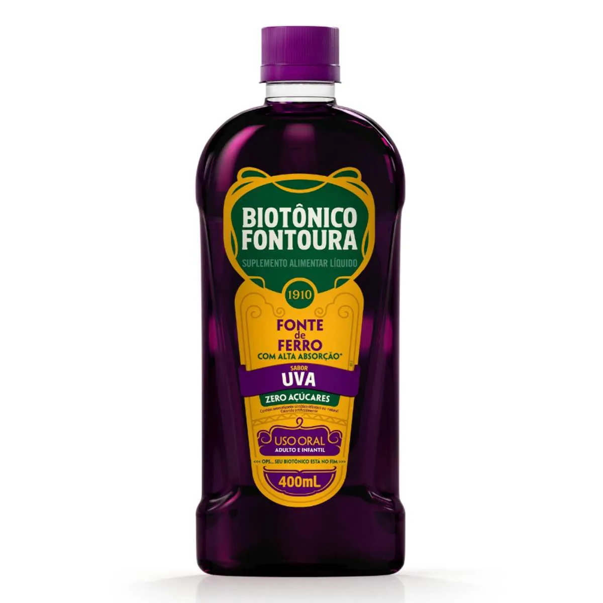 Biotônico Fontoura Uva Estimulante de Apetite 400ml — | Farmácia Resyla