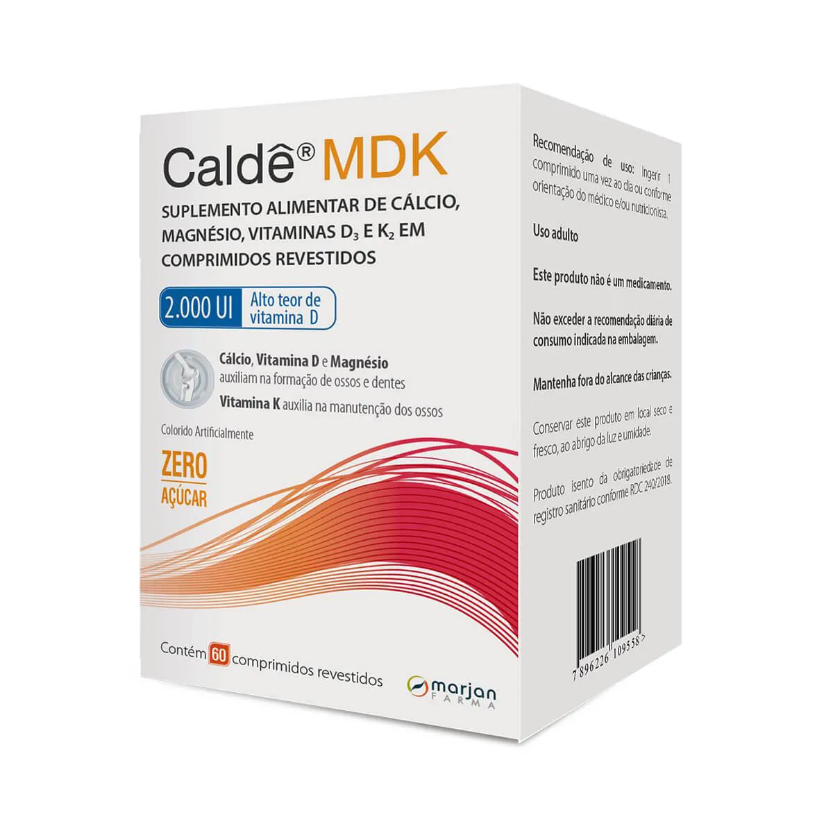Cálcio Caldê MDK 2000UI 60 comprimidos — MDK | Farmácia Resyla