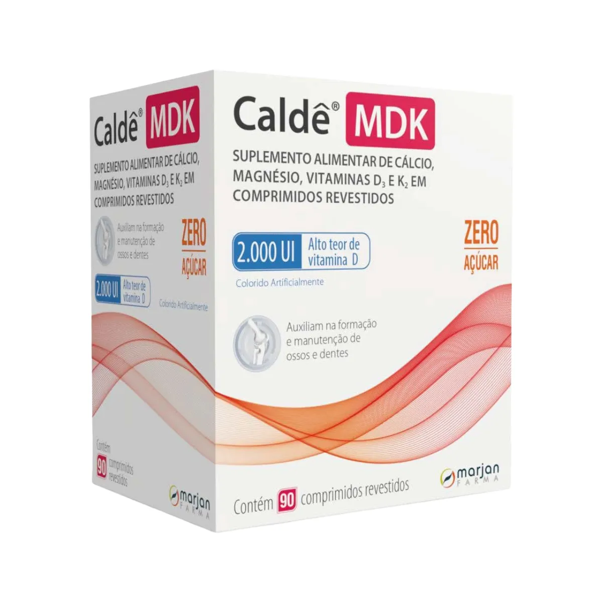 Cálcio Caldê MDK 2000UI 90 comprimidos — MDK | Farmácia Resyla