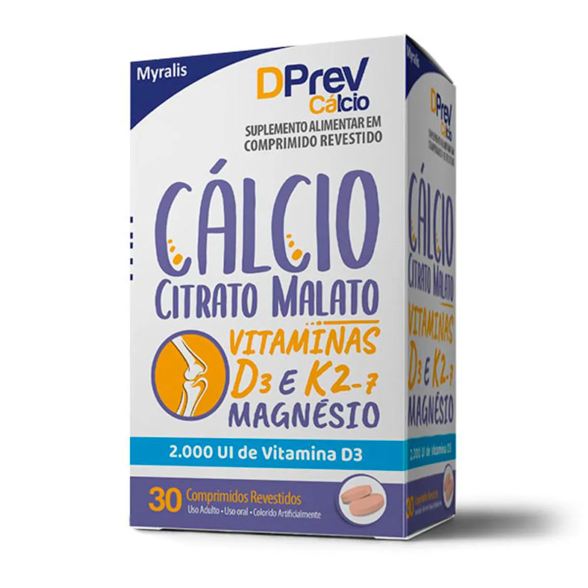 Cálcio Dprev MDK 2000UI 30 comprimidos — Dprev | Farmácia Resyla