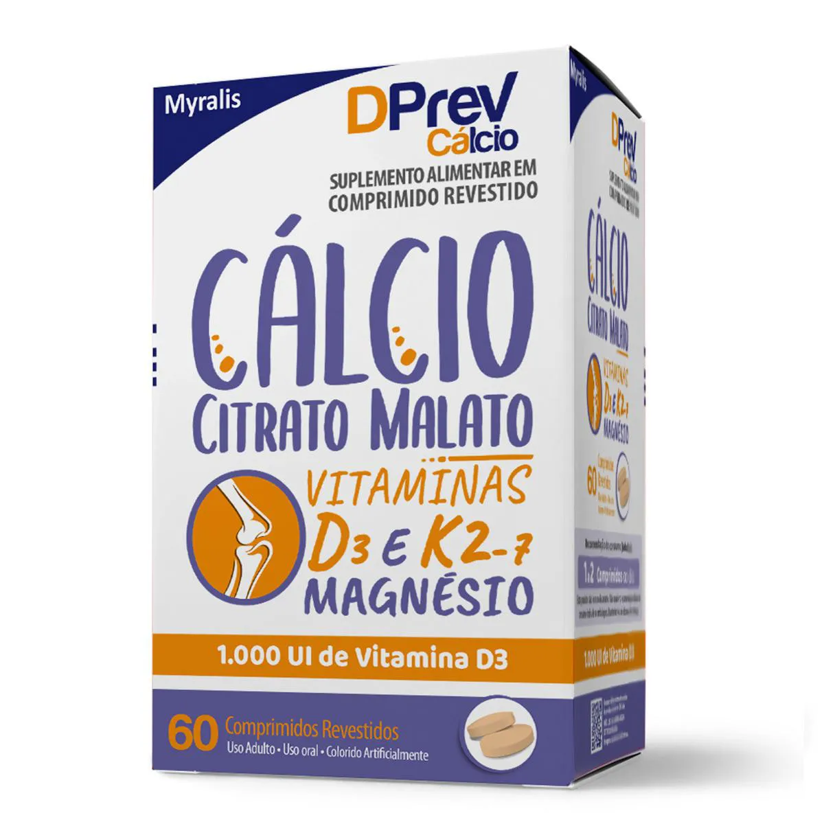 Cálcio Dprev MDK 60 comprimidos — Dprev | Farmácia Resyla