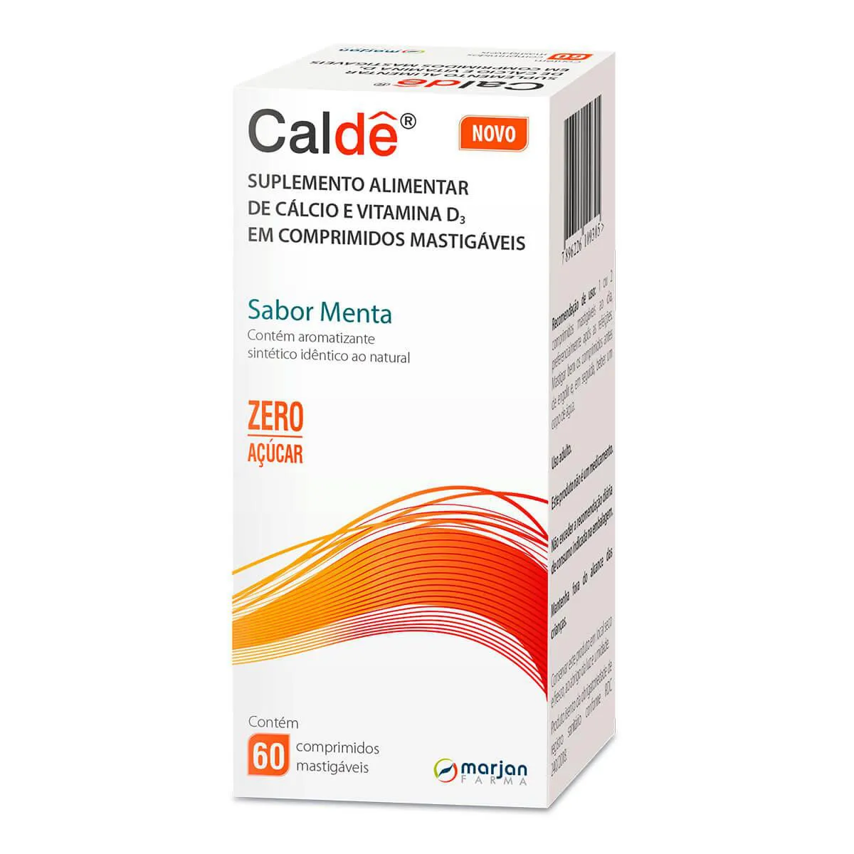 Cálcio + Vitamina D Caldê Menta 60 comprimidos — | Farmácia Resyla