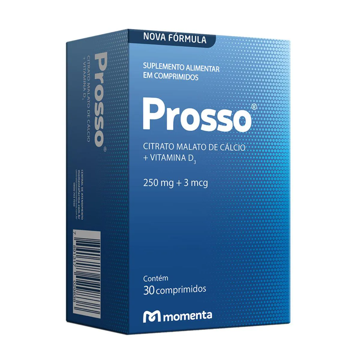Cálcio + Vitamina D Prosso 30 comprimidos — Prosso | Farmácia Resyla