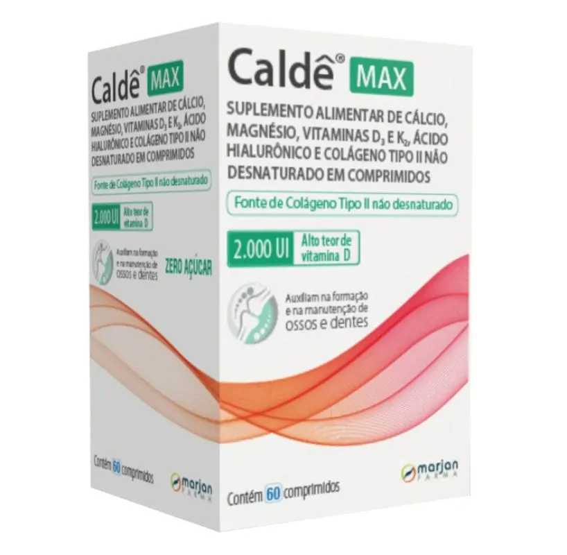 Caldê Max 2.000Ui Suplemento Alimentar Marjan 60Cpr — Marjan | Farmácia Resyla