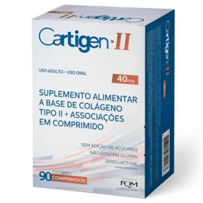 Cartigen Ii Colágeno Tipo 2 com 90 comprimidos — | Farmácia Resyla