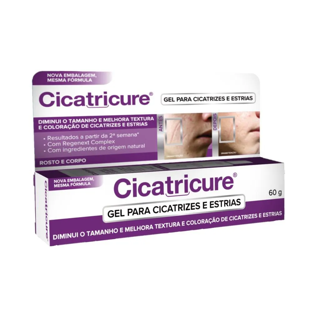 Cicatricure Gel para Cicatrizes e Estrias 30g — | Farmácia Resyla