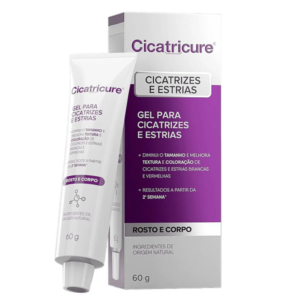 Cicatricure Gel Tratamento para Estrias 60g — | Farmácia Resyla