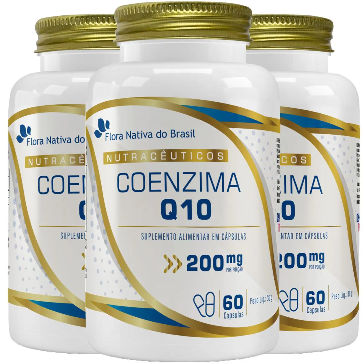Coenzima Q10 200mg 3 X 60 cápsulas Flora Nativa — | Farmácia Resyla