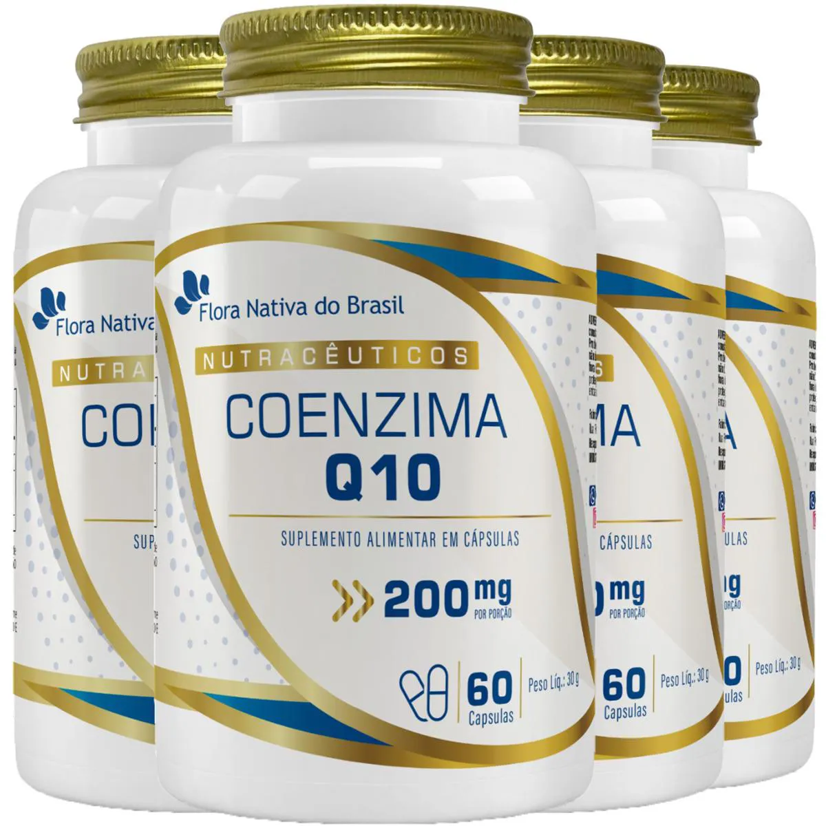 Coenzima Q10 200mg 4 X 60 cápsulas Flora Nativa — | Farmácia Resyla