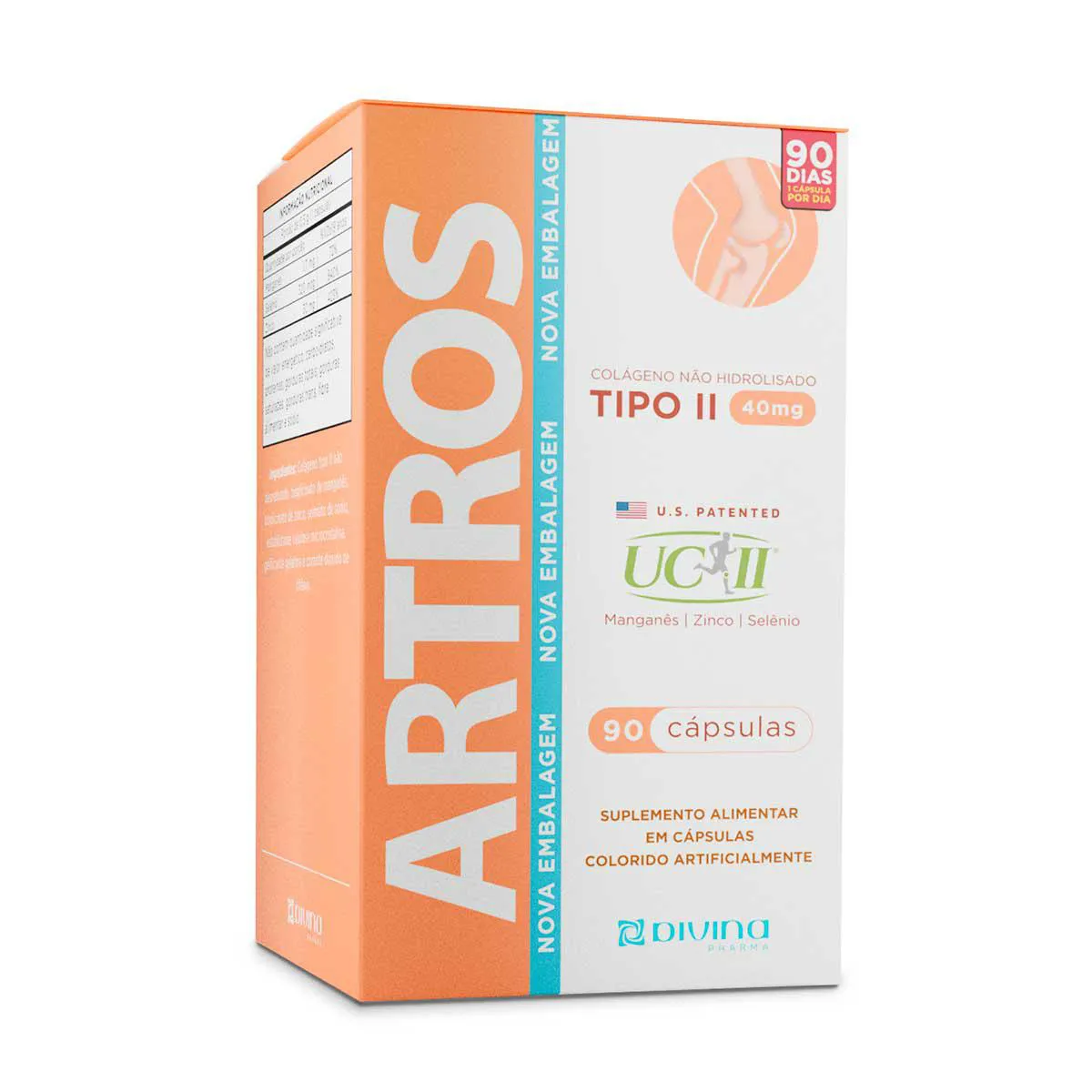 Colágeno Artros UC-II 90 cápsulas — | Farmácia Resyla