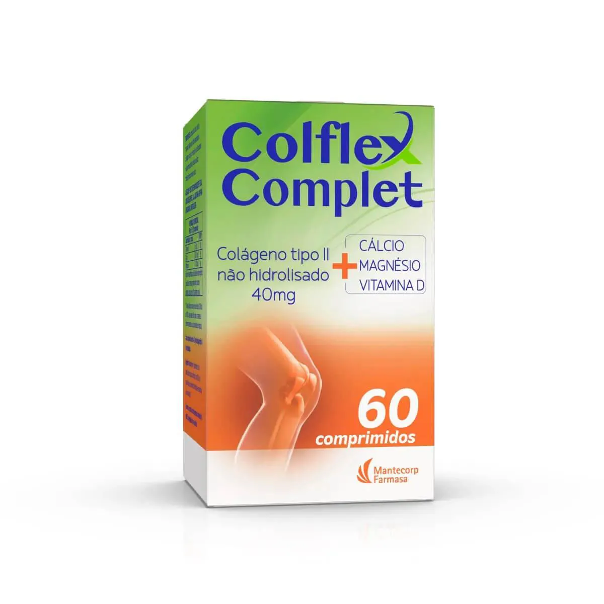 Colágeno Colflex Complet 40mg Tipo II Não Hidrolisado - 60 Comprimidos — | Farmácia Resyla