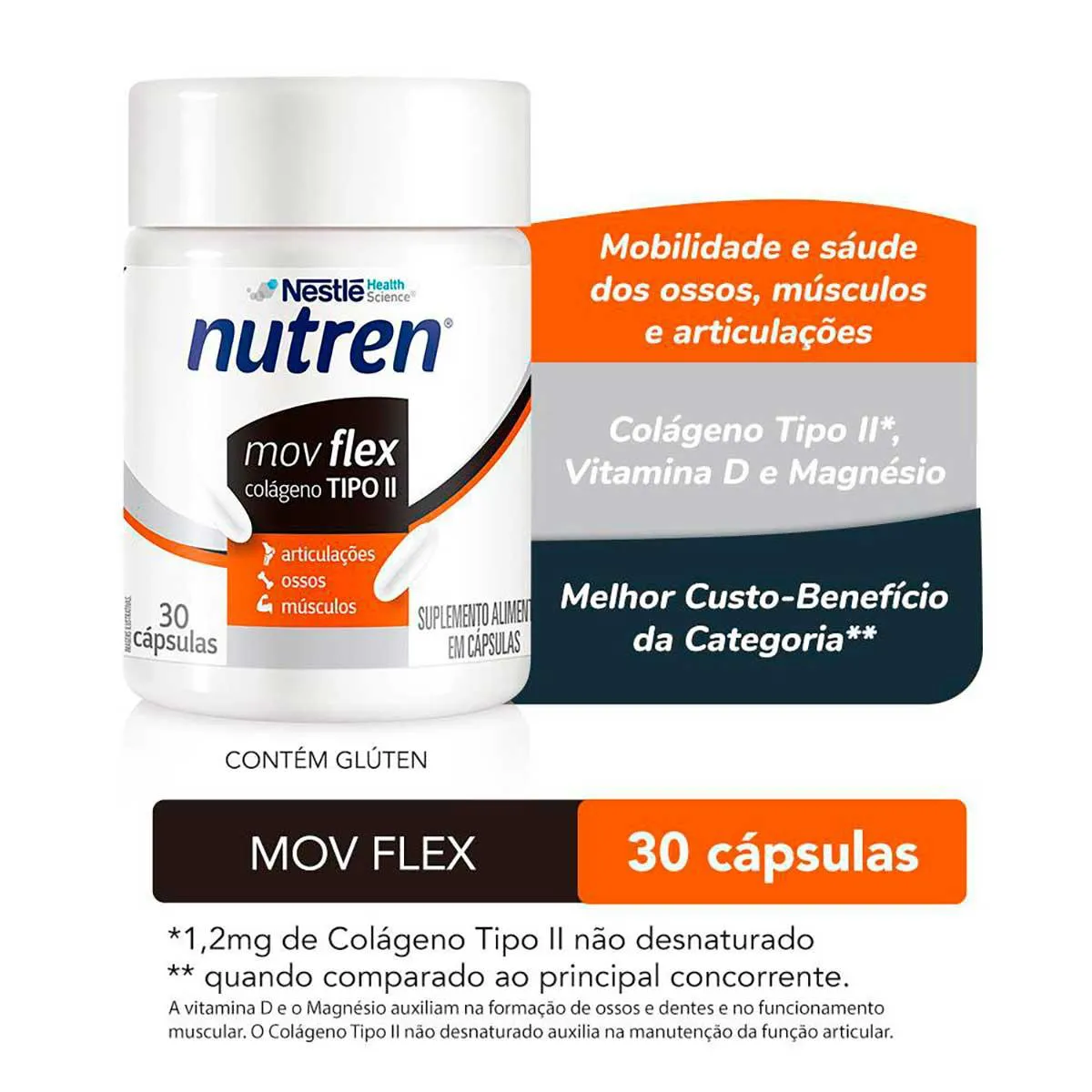 Colágeno Mov Flex Nutren 30 cápsulas — Nutren | Farmácia Resyla