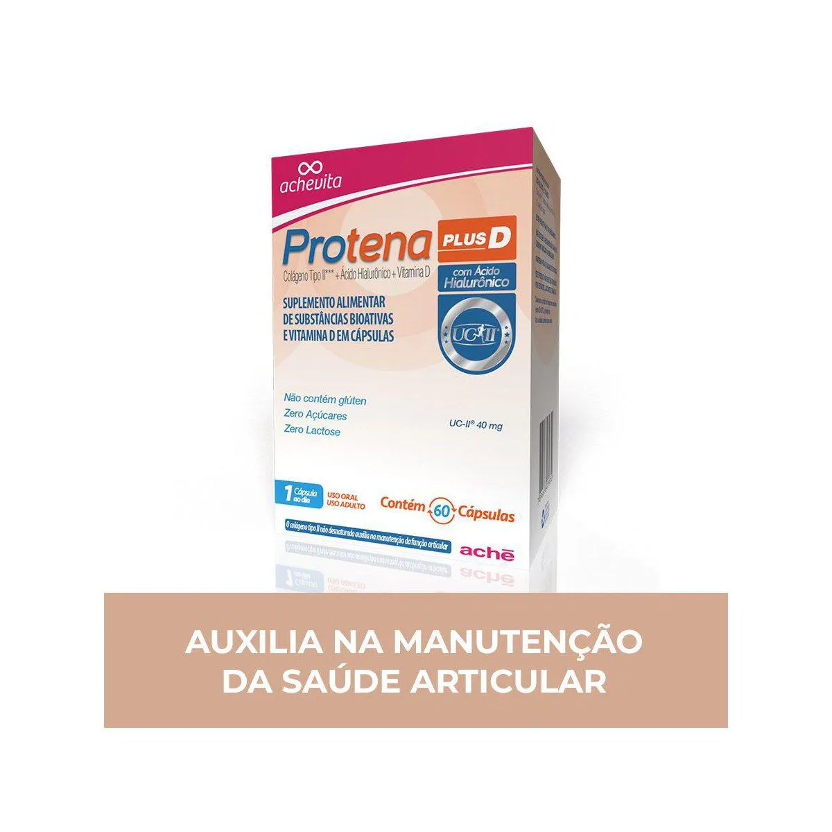 Colagéno Protena Plus D com Ácido Hialurônico 60 cápsulas — Tena | Farmácia Resyla