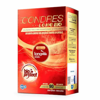 Colágeno Tipo II Condres Long Bio 90 cápsulas — Condres | Farmácia Resyla