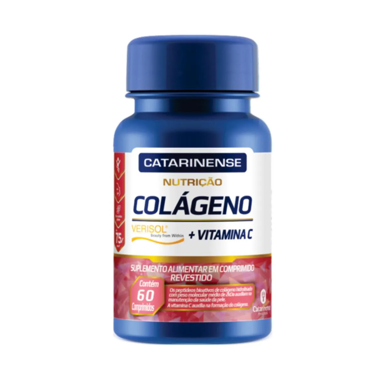 Colágeno Verisol + Vitamina C Catarinense 60 comprimidos — Catarinense | Farmácia Resyla