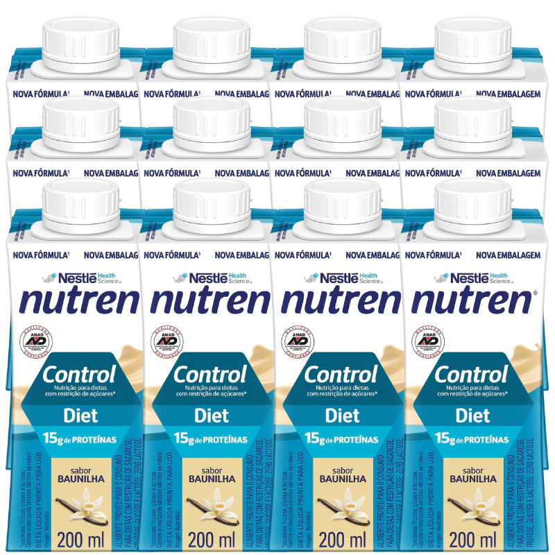 Complemento Alimentar Nutren Control Baunilha 200Ml 12 Unidades — Nutren | Farmácia Resyla