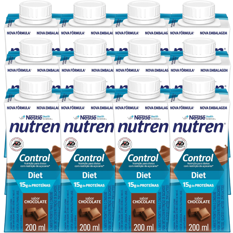 Complemento Alimentar Nutren Control Chocolate 200Ml 12 Unidades — Nutren | Farmácia Resyla