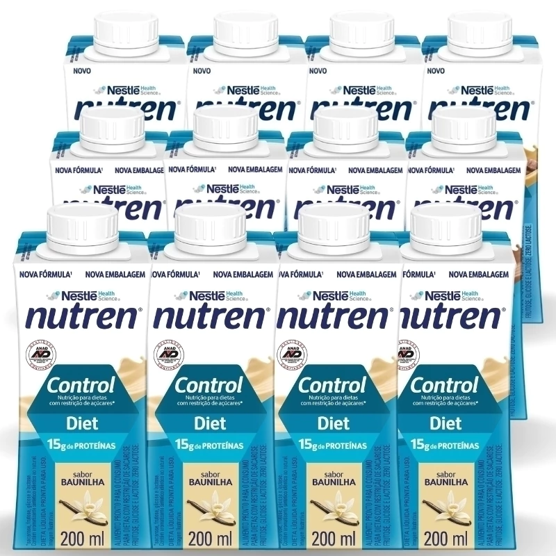 Complemento Alimentar Nutren Control Sabores 200Ml 12 Unidades — Nutren | Farmácia Resyla