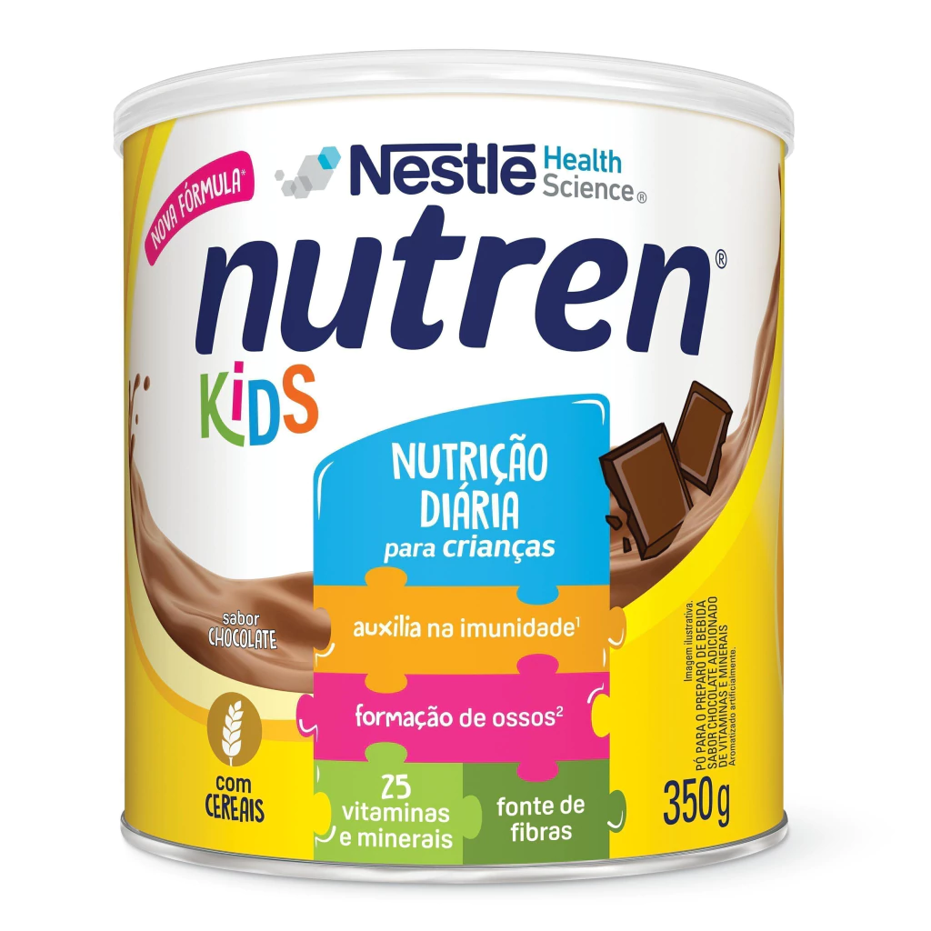 Complemento Alimentar Nutren Kids Chocolate Lata 350G — Nutren | Farmácia Resyla