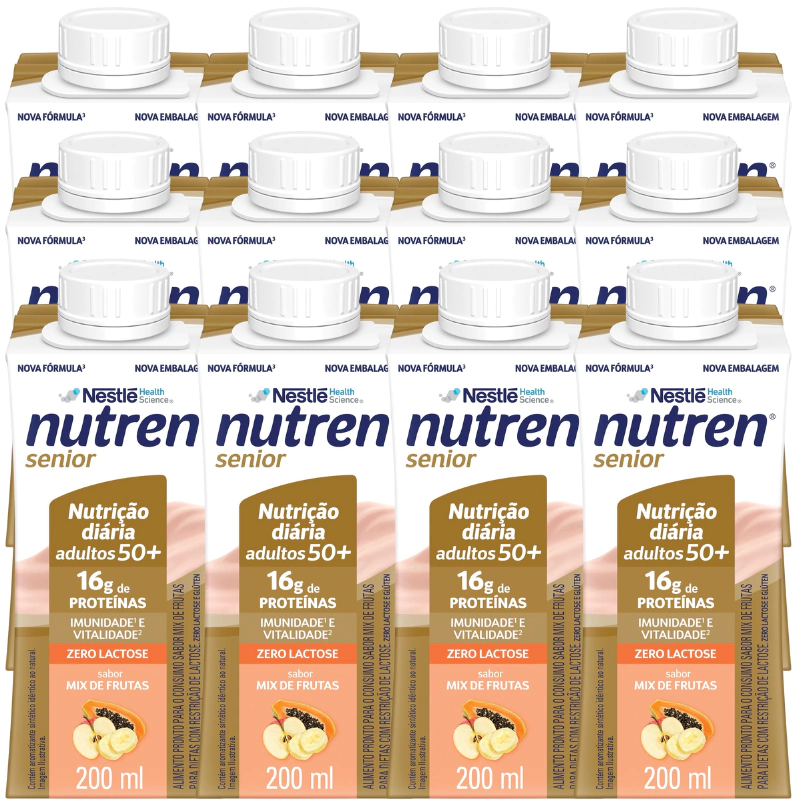 Complemento Alimentar Nutren Senior Mix De Frutas 200Ml 12 Unidades — Nutren | Farmácia Resyla