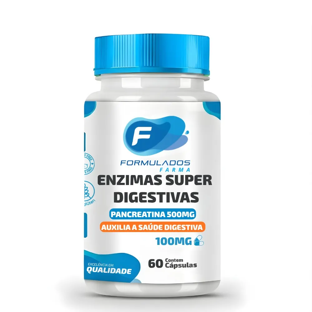 Complexo de Enzimas Digestivas 60 cápsulas — | Farmácia Resyla