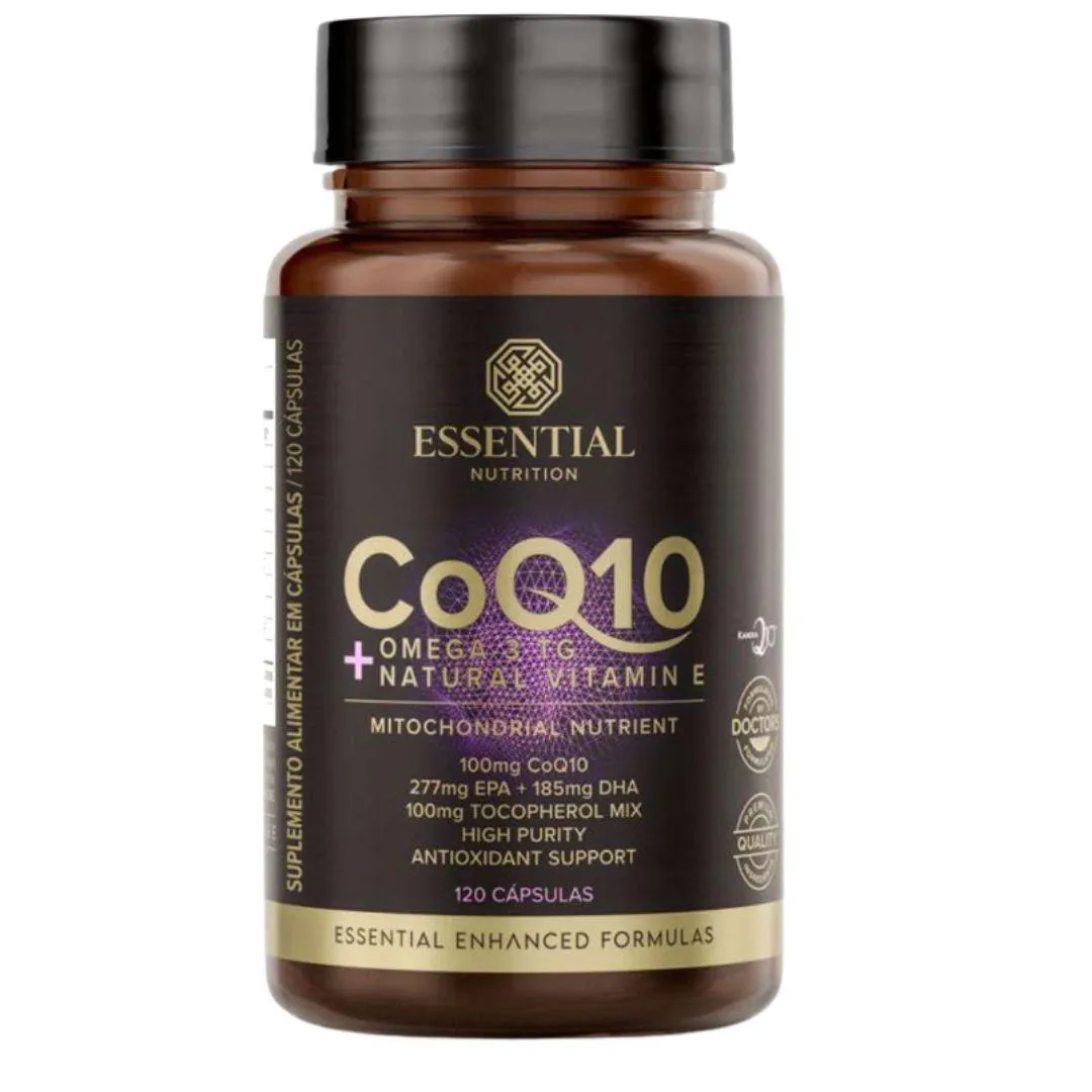 Coq10 + Omega 3tg + Natural Vitamin e Pote 120 cápsulas Essential — Natura | Farmácia Resyla