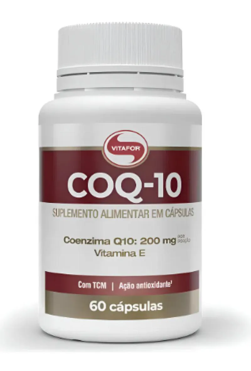 Coq10 Vitafor Coenzima Q10 200mg por Porção com Vitamina e — Vitafor | Farmácia Resyla