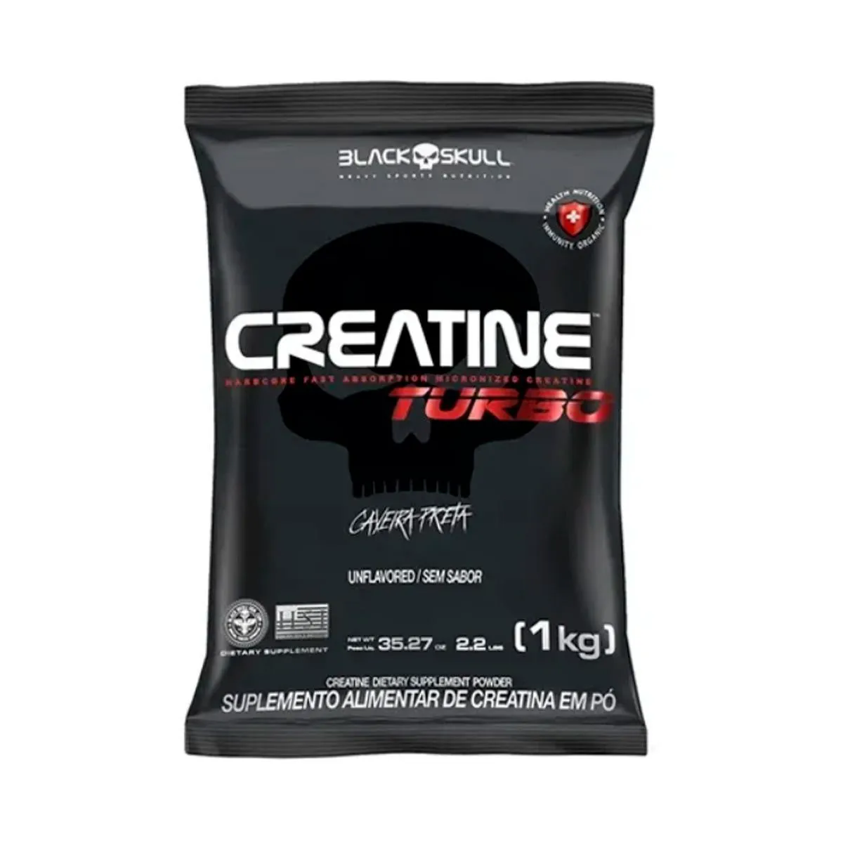 Creatina Black Skull Creatine Turbo 1kg — Black Skull | Farmácia Resyla